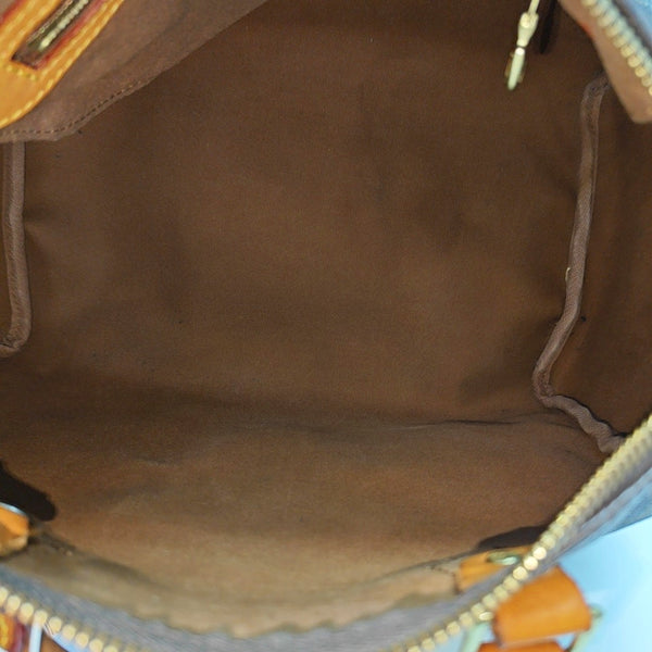 SPEEDY 30 Monogram Coated Canvas Brown