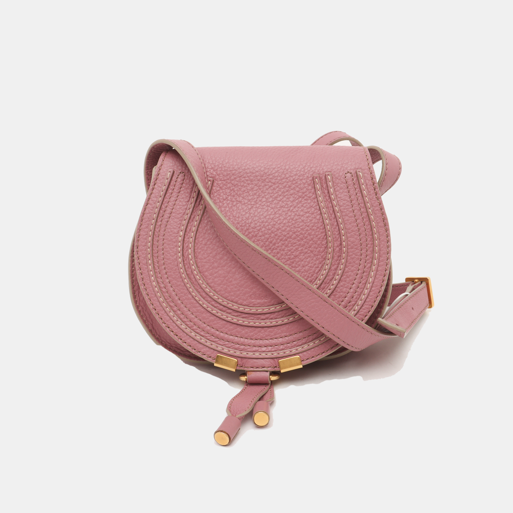 Marcie Mini Piel de Becerro Rosa