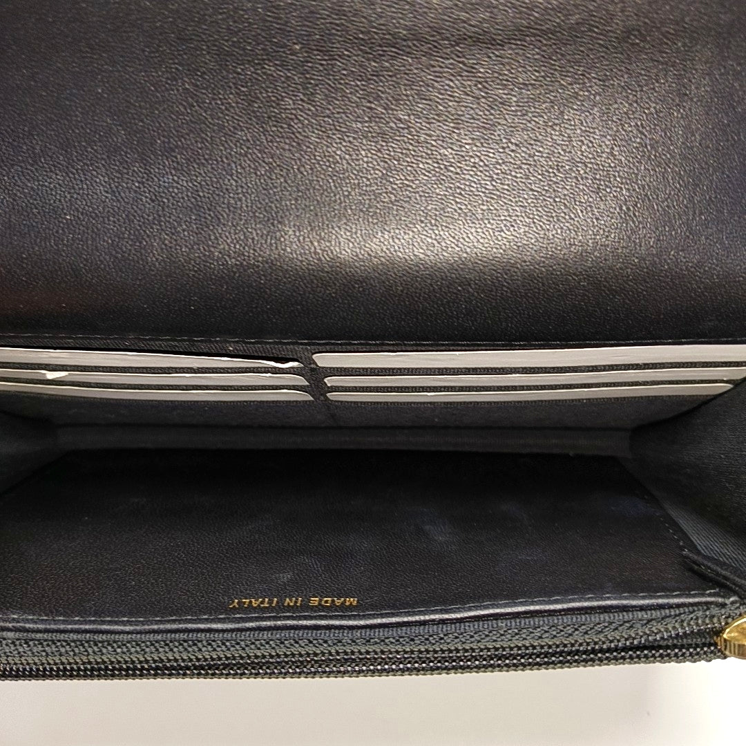 WOC Quilted Lambskin Black