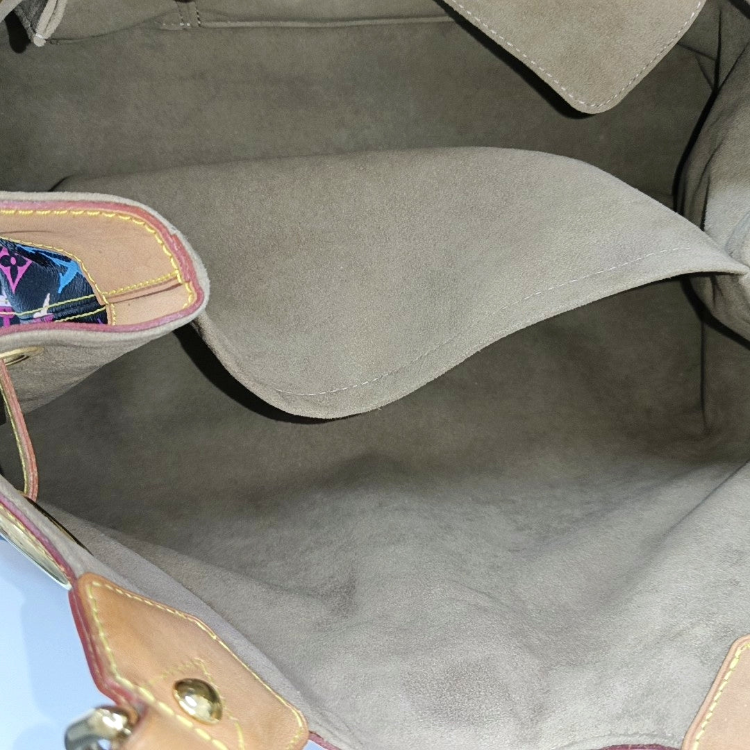 LV × TM URSULA Monogram Coated Canvas Black