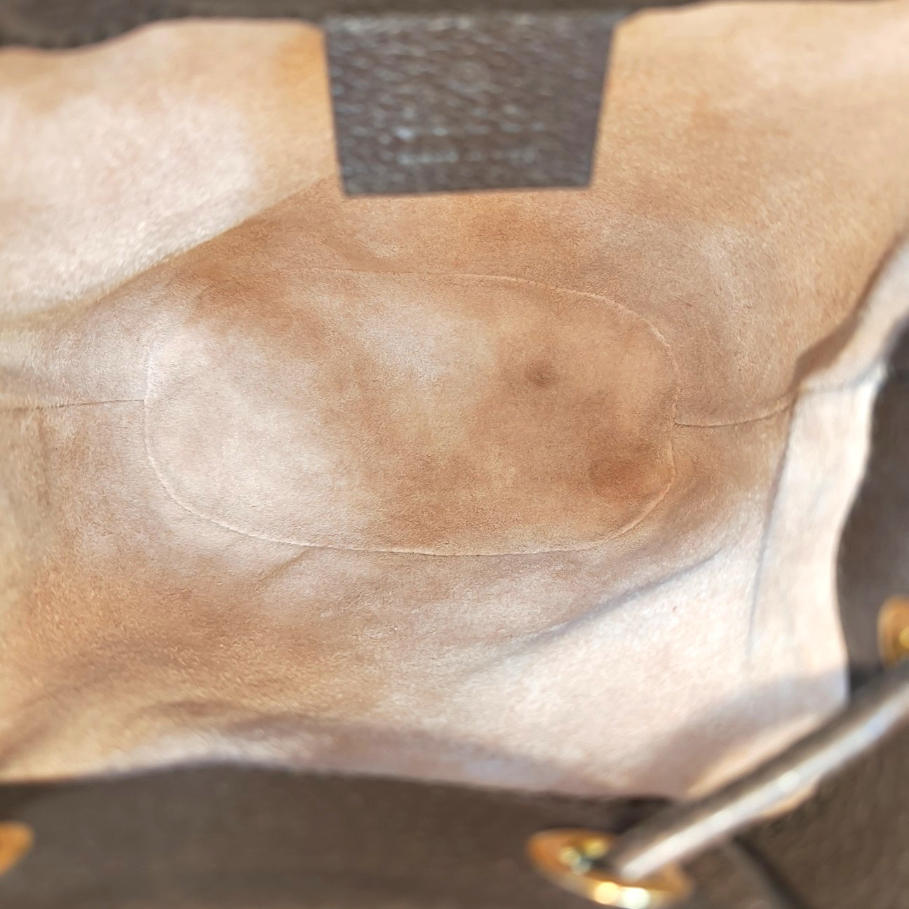 Ophidia Mini Monogram Coated Canvas Beige