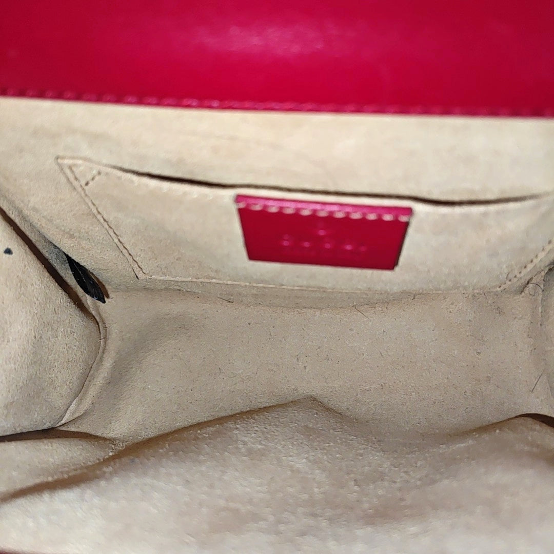 Padlock Small Monogram Calfskin Red