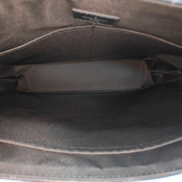 DISTRICT MM Monogram Coated Canvas Black