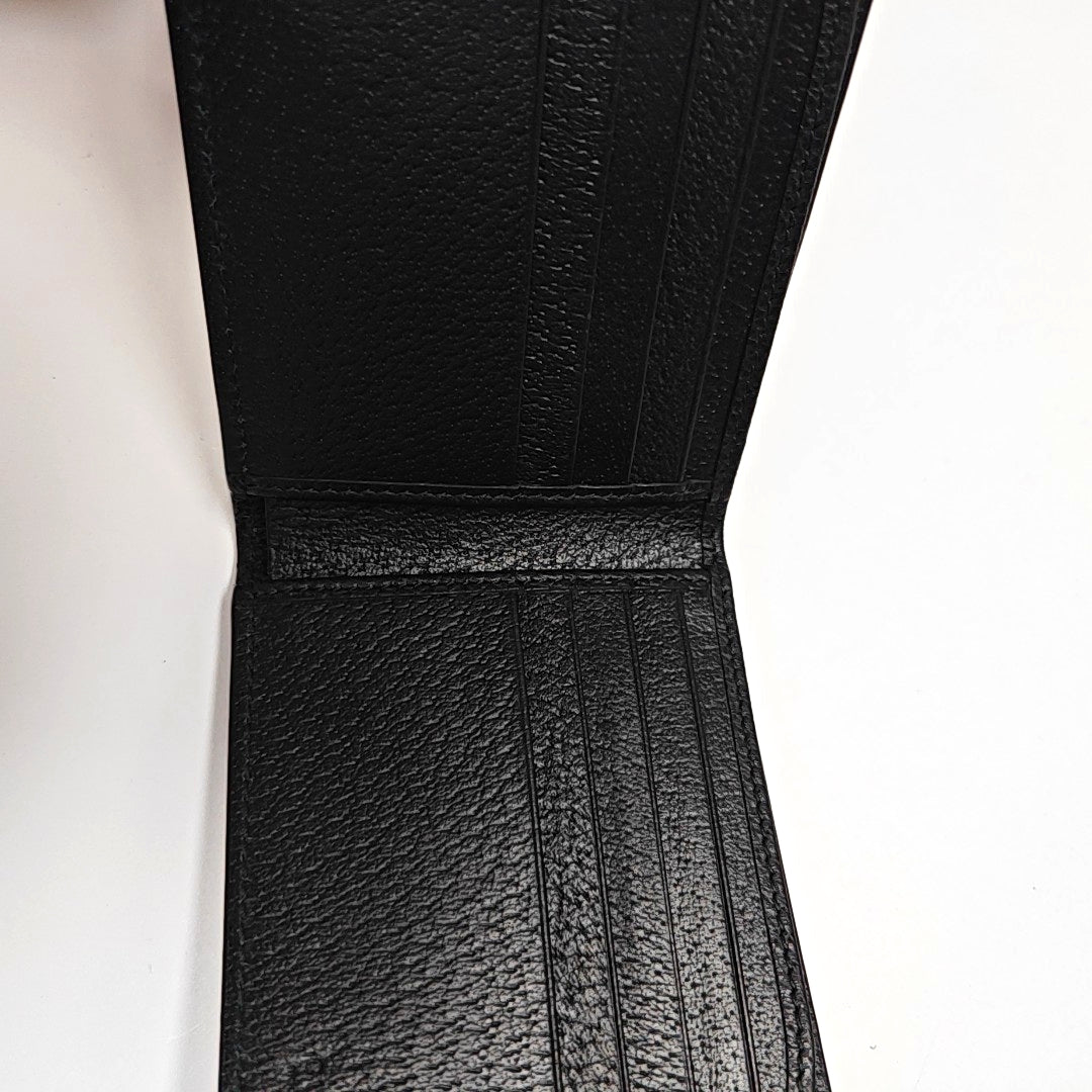 GG Marmont Mini Calfskin Black Wallet