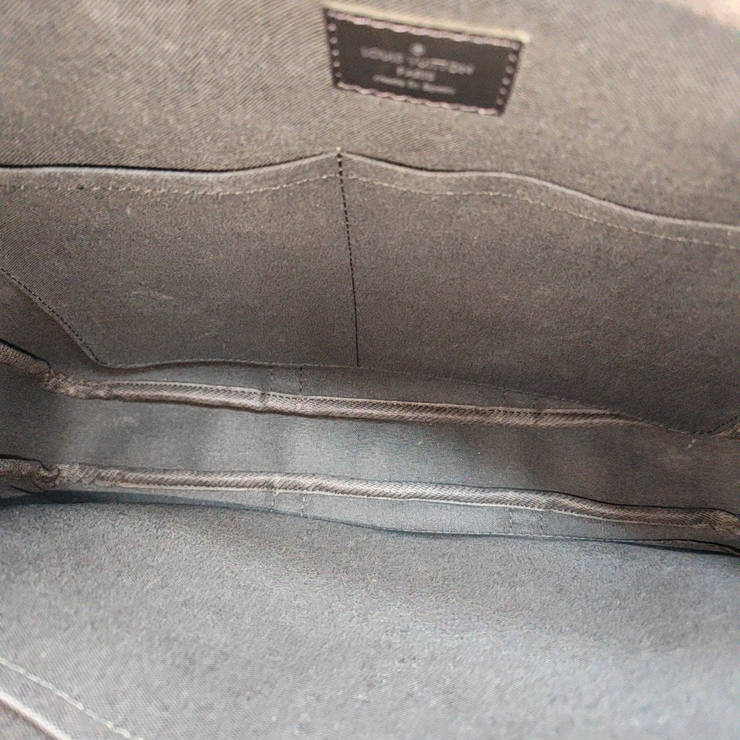 ANTON Damier Graphite Coated Canvas Gray