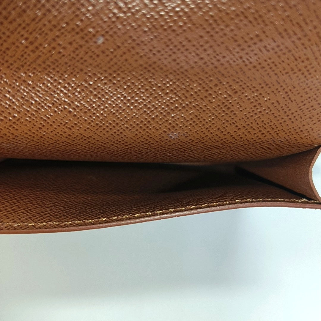 ENVELOPPE Monogram Coated Canvas Brown Wallet