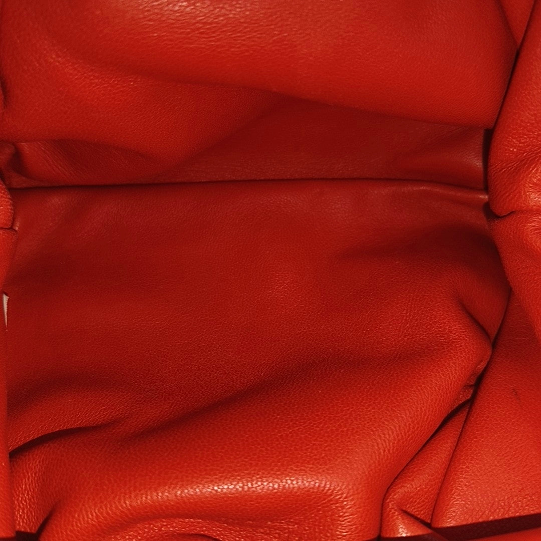 The Pouch Mini Lambskin Orange