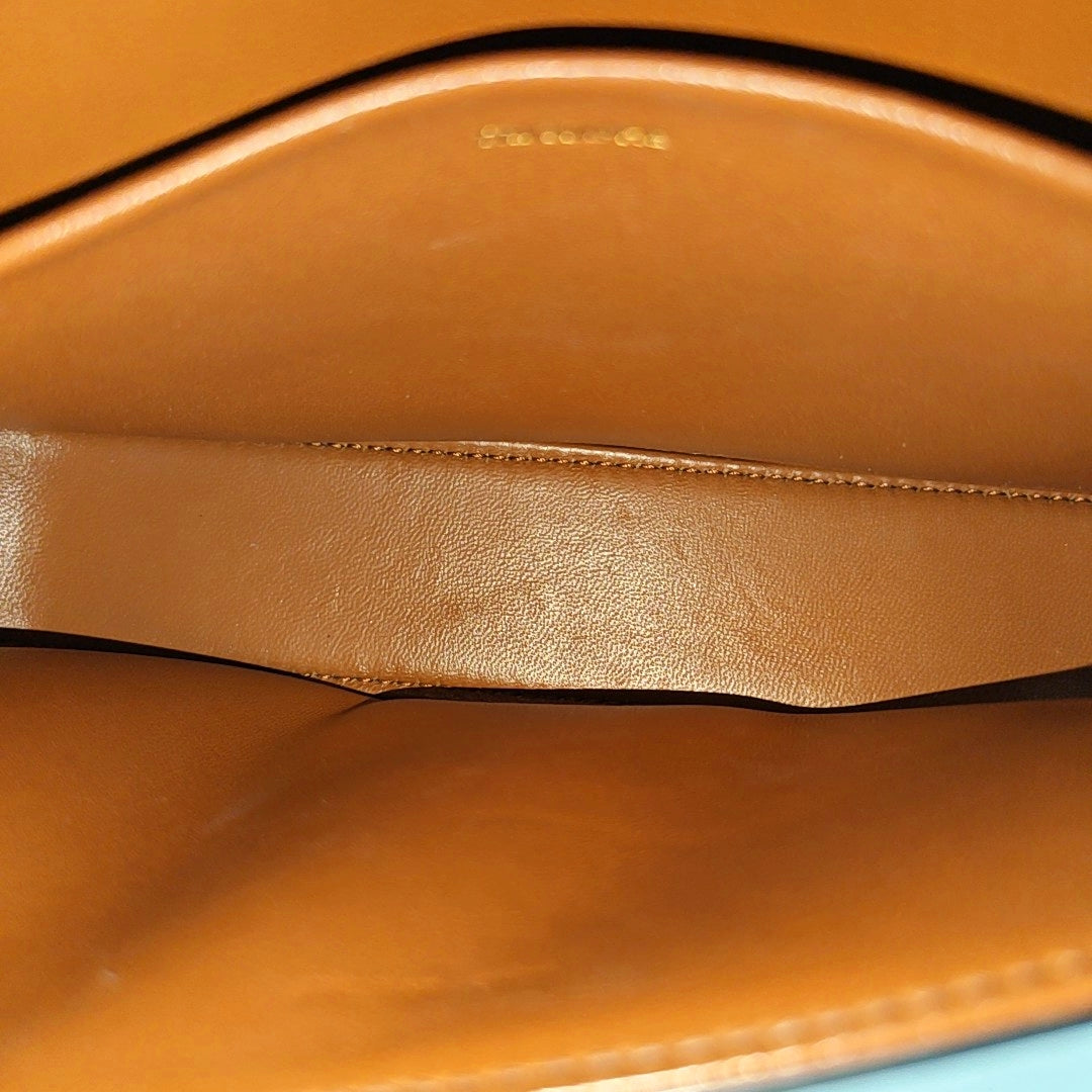 TRIOMPHE Small Coated Canvas Brown