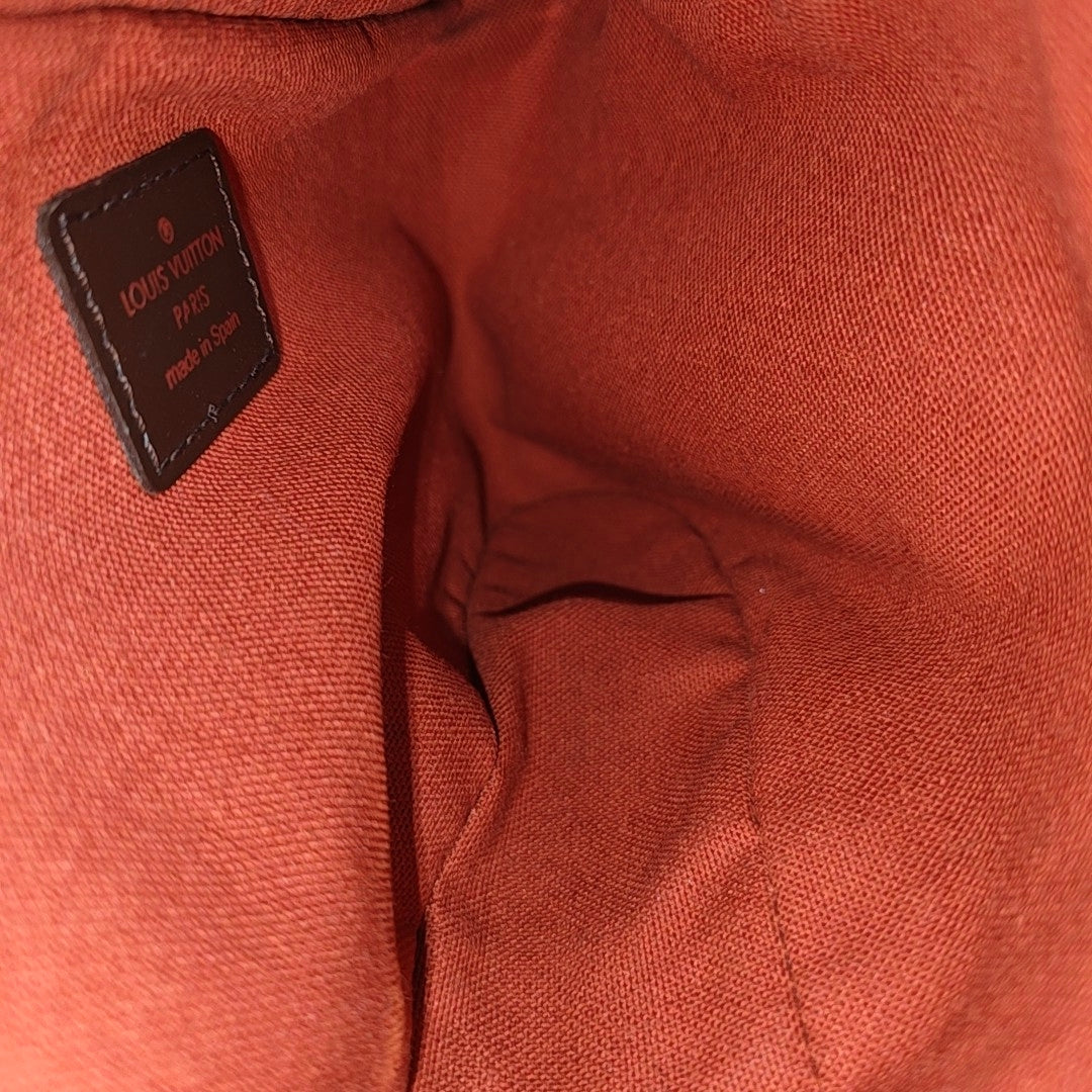 GÉRONIMOS Damier Ebene Coated Canvas Brown
