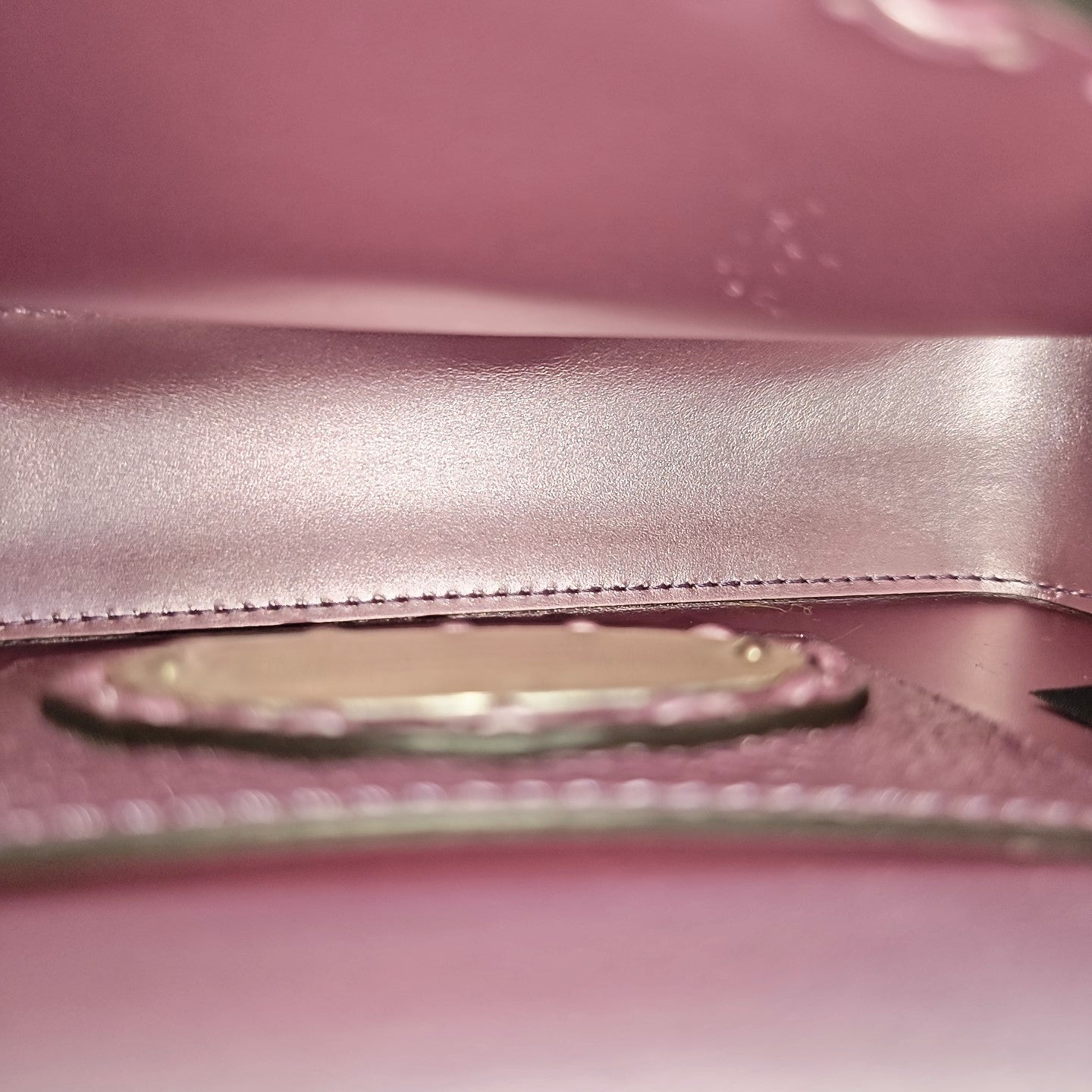 Baguette Mini Calfskin Purple