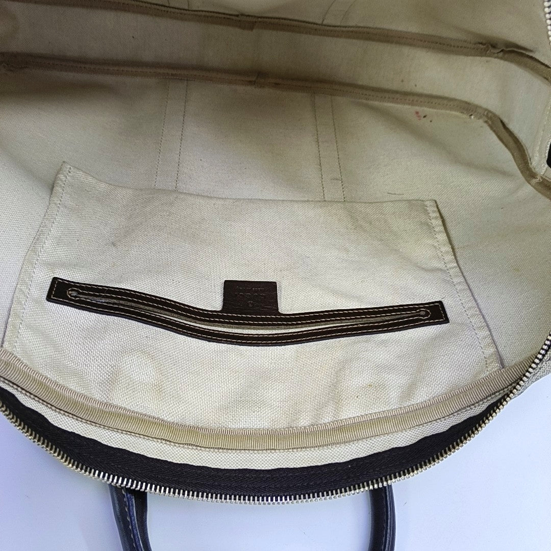 Duffle Monogram Coated Canvas Beige