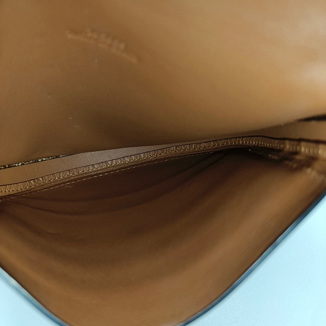 Heel Small Calfskin Brown
