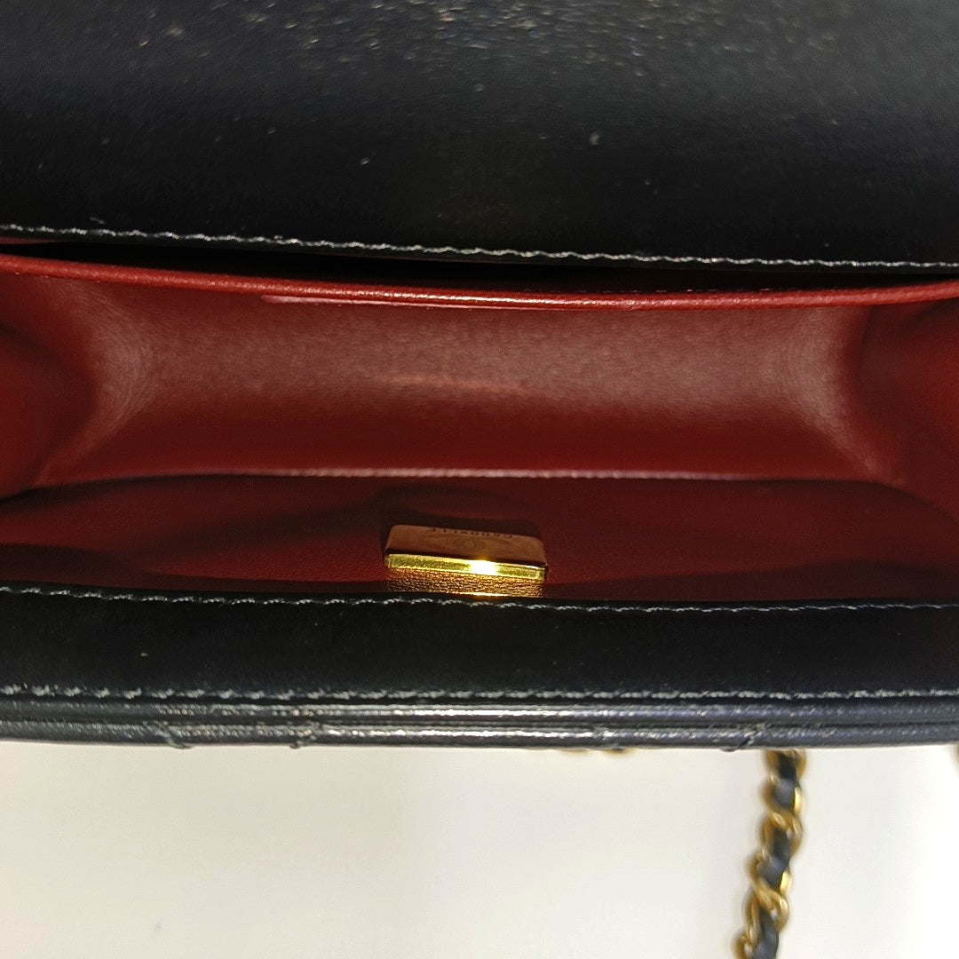 TRENDY CC Quilted Lambskin Black