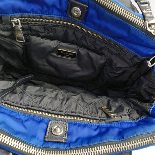 Quilted Nylon Blue