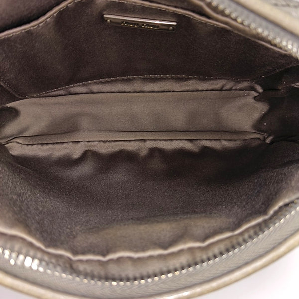 Quilted Lambskin Crossbody Bag Gray