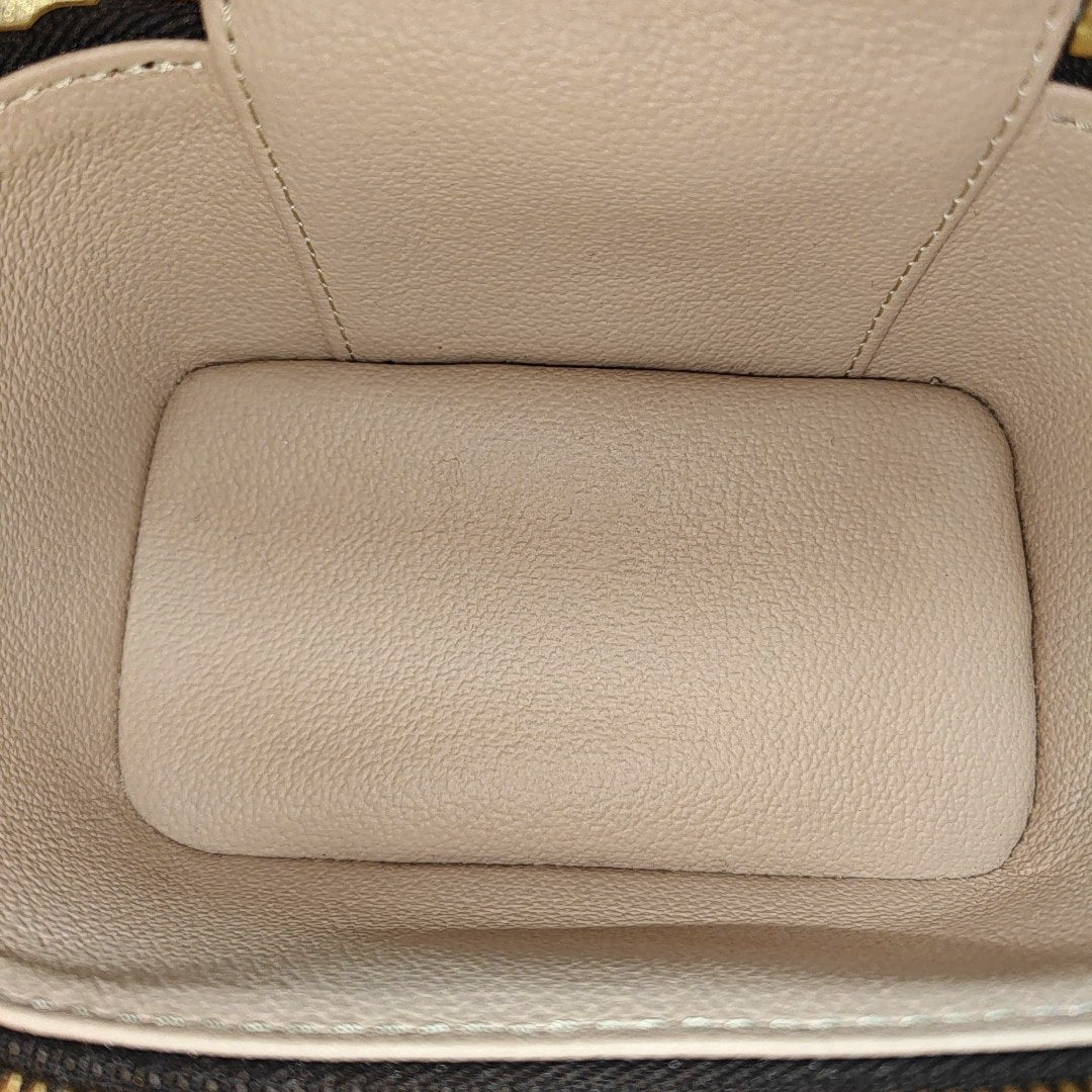 NICE Super Mini Monogram Coated Canvas Brown