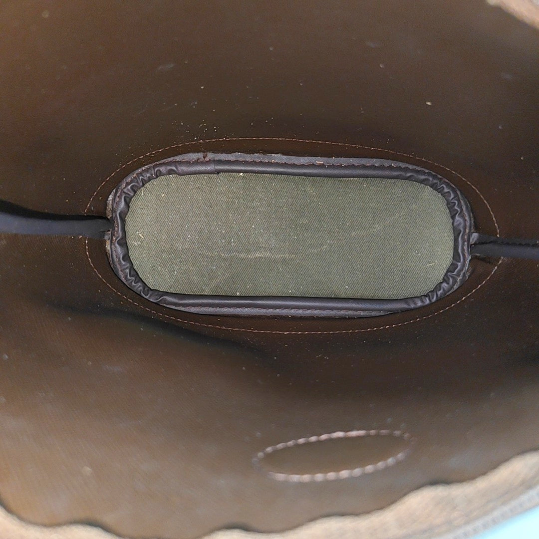 Canvas Bucket Bag Green