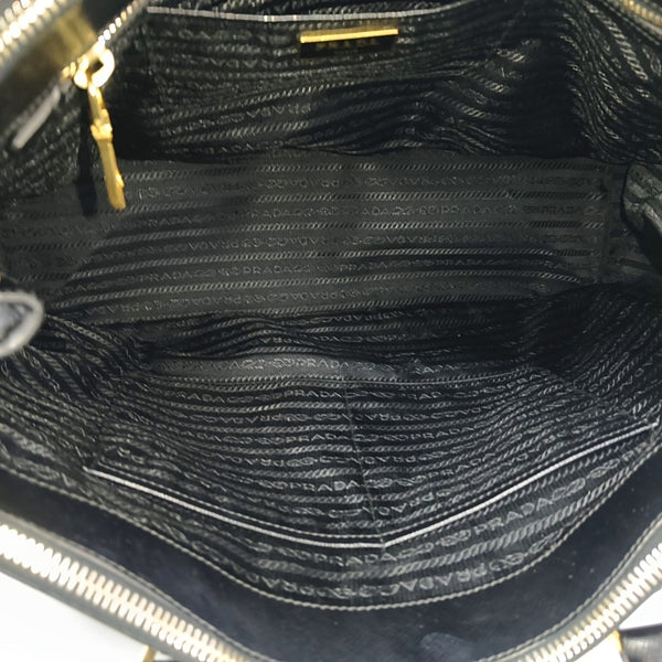 Galleria Extra Large Saffiano Calfskin Black