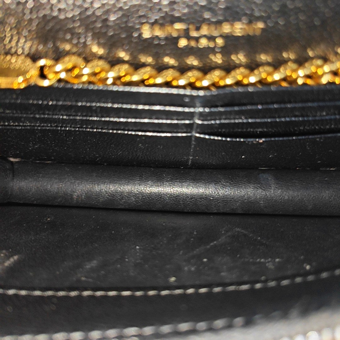 MONOGRAM WOC Chevron Calfskin Black