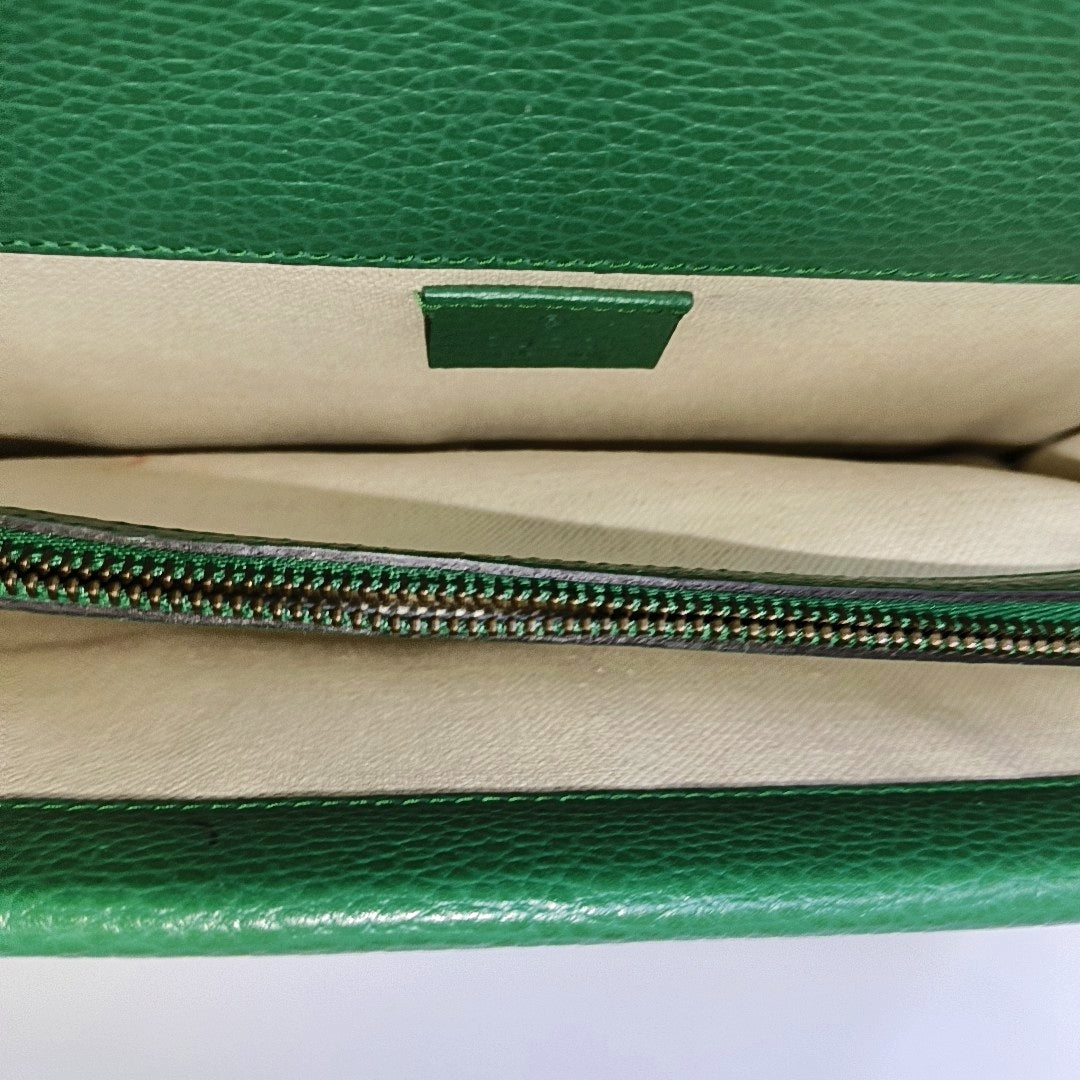 Dionysus Medium Calfskin Green