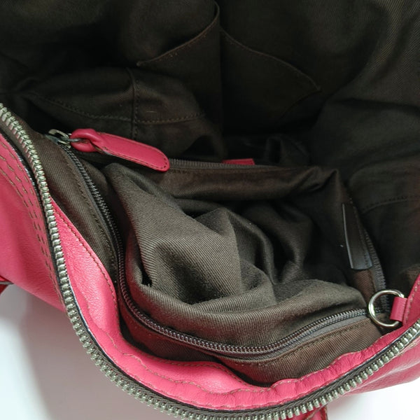 Calfskin Shoulder Bag Red