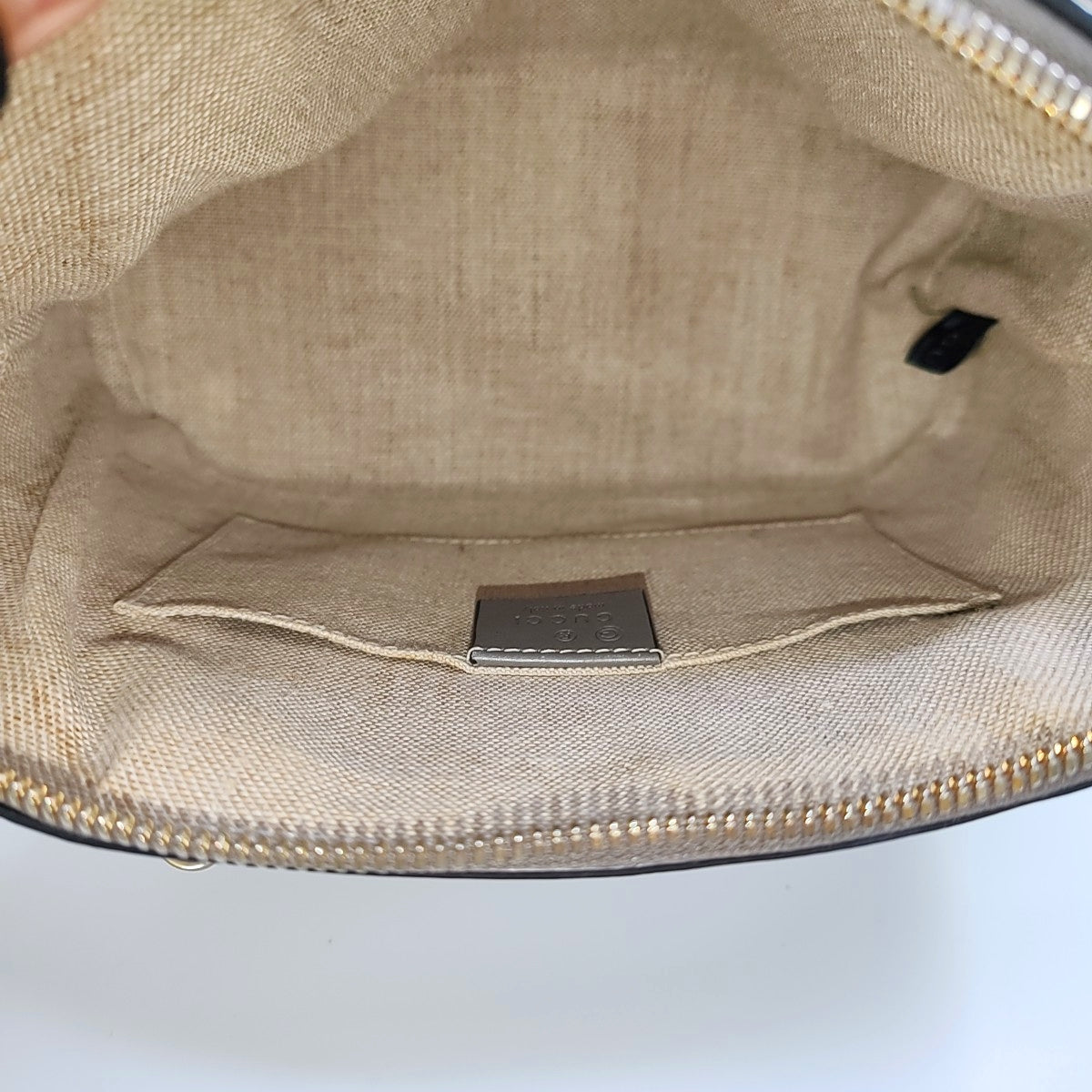Microguccissima Monogram Calfskin Gray