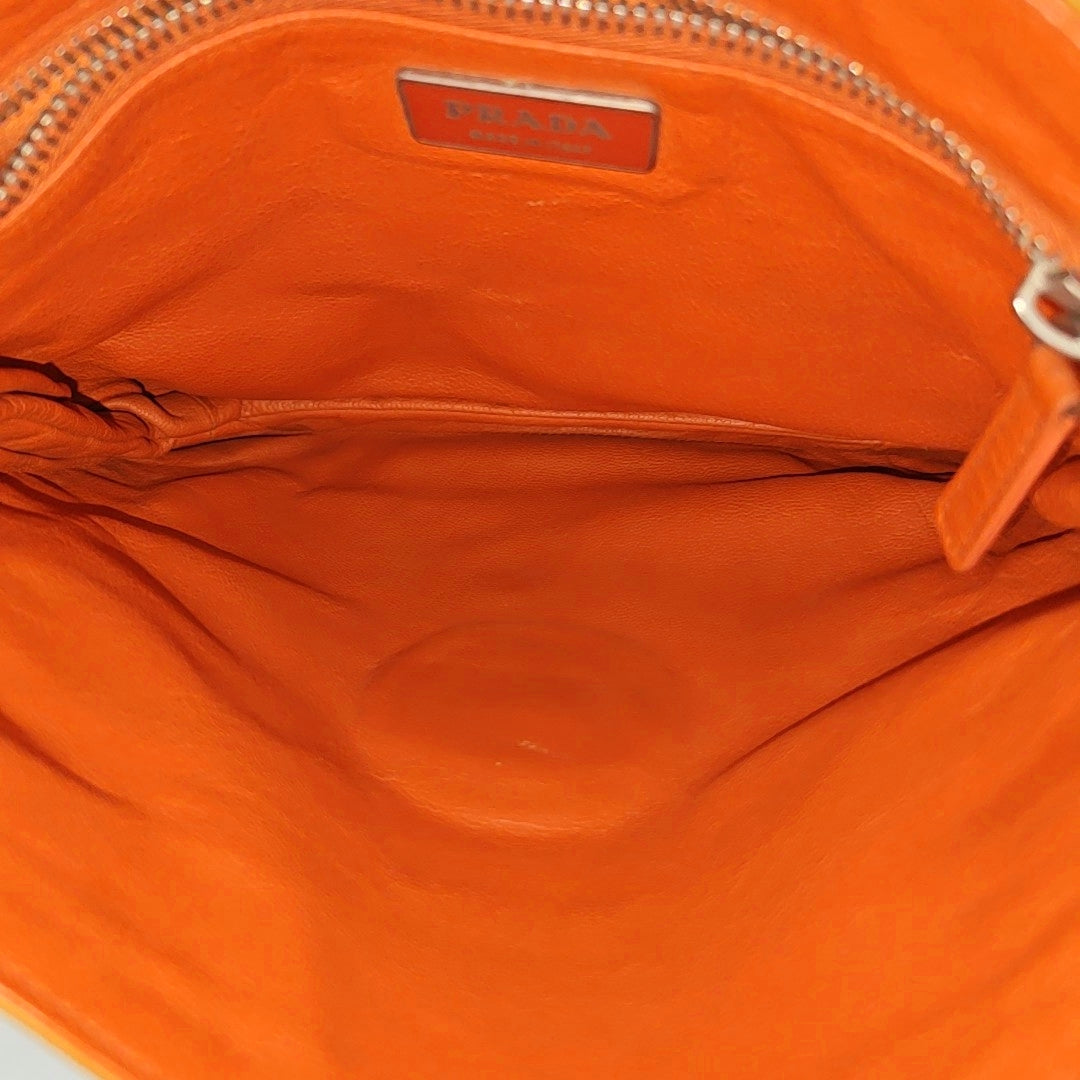 Calfskin Top Handle Bag Yellow