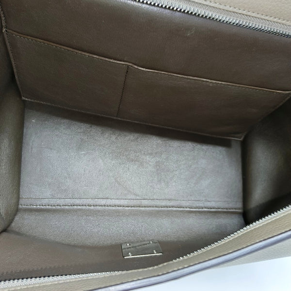 TRAPEZE Small Calfskin Gray
