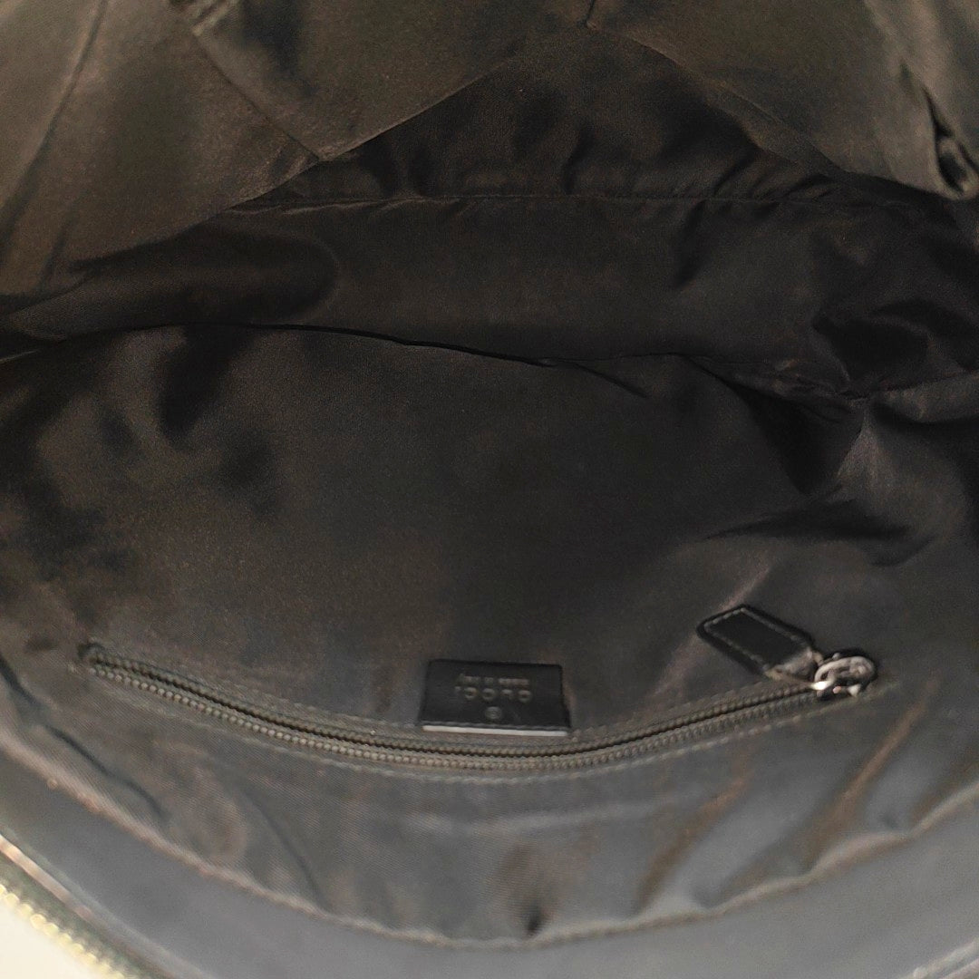 Monogram Calfskin Shoulder Bag Black