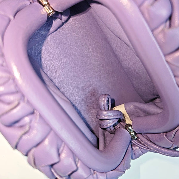 The Pouch Lambskin Purple