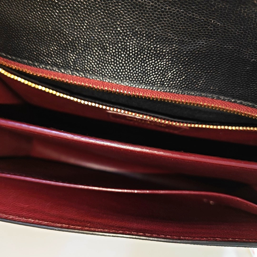 CASSANDRA Calfskin Black