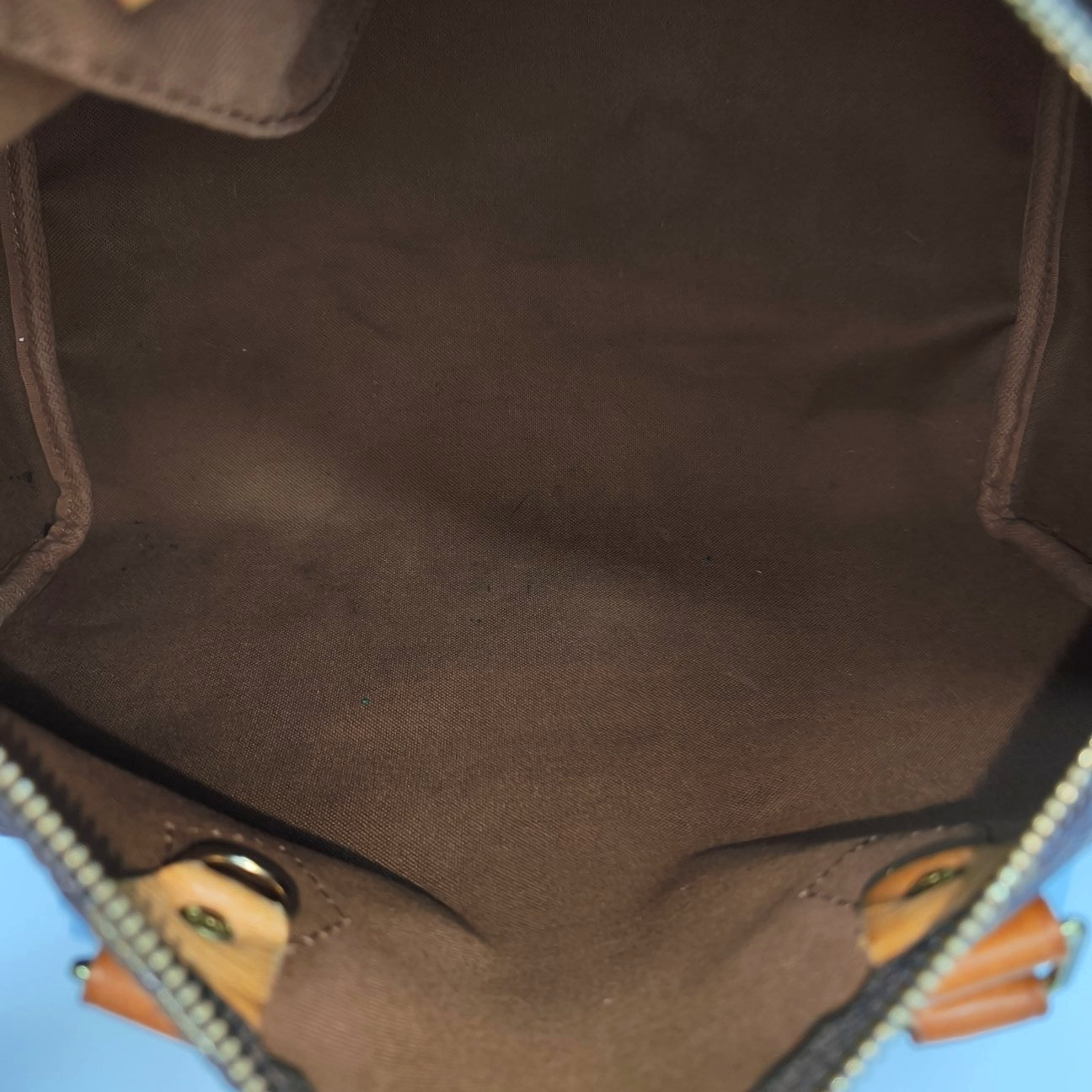 SPEEDY 30 Monogram Coated Canvas Brown