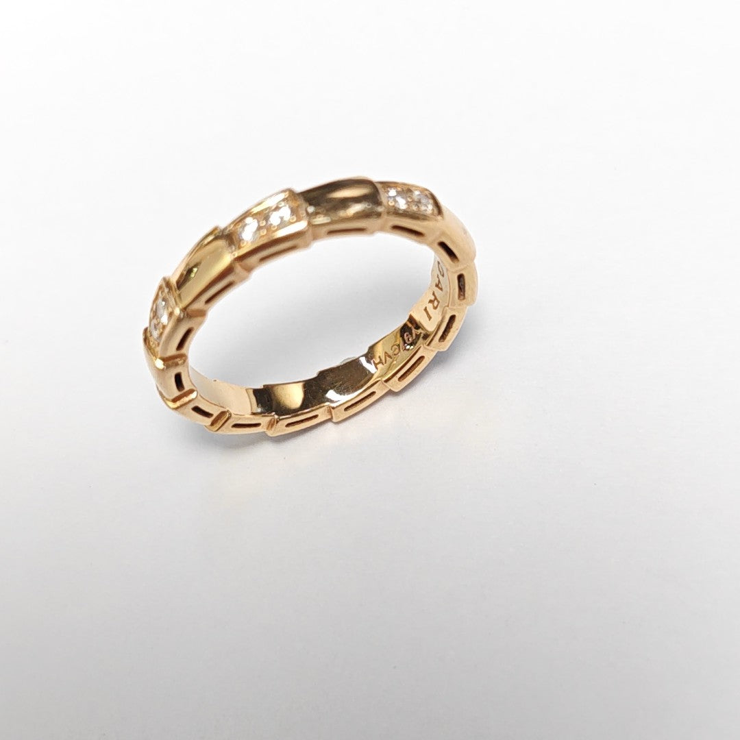 SERPENTI 18k Rose Gold Ring EU 54