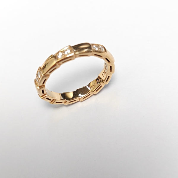 SERPENTI 18k Rose Gold Ring EU 54