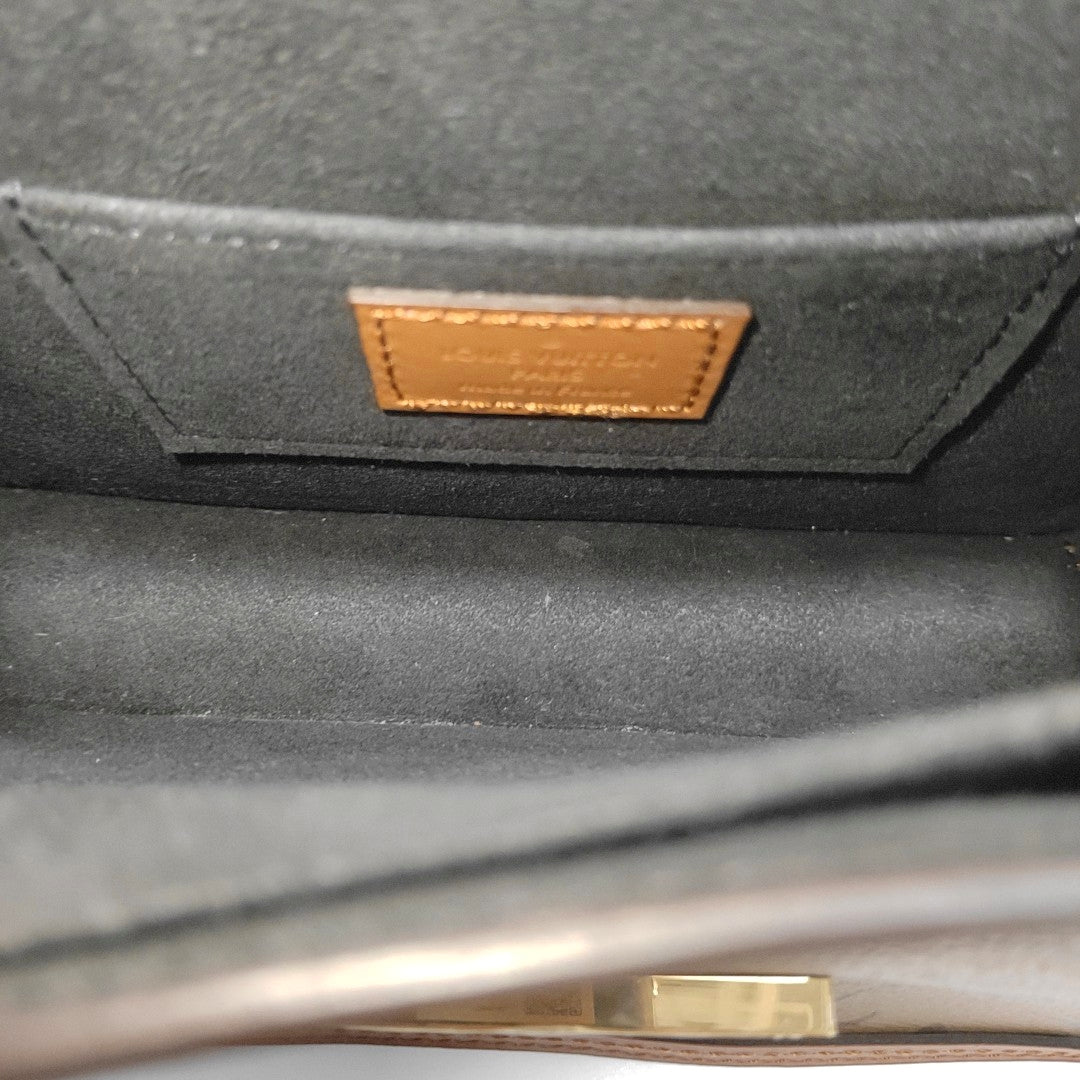 DAUPHINE Mini Monogram Coated Canvas Brown