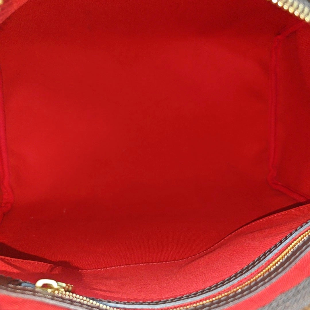 Authenticated pre-owned  SPEEDY 30 Damier Ebene Coated Canvas Brown - Top Handle Bag at Looply