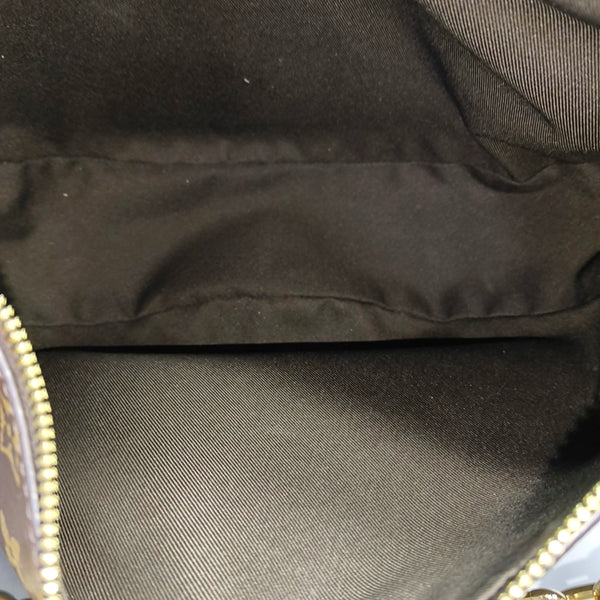 LOOP HOBO Monogram Coated Canvas Brown