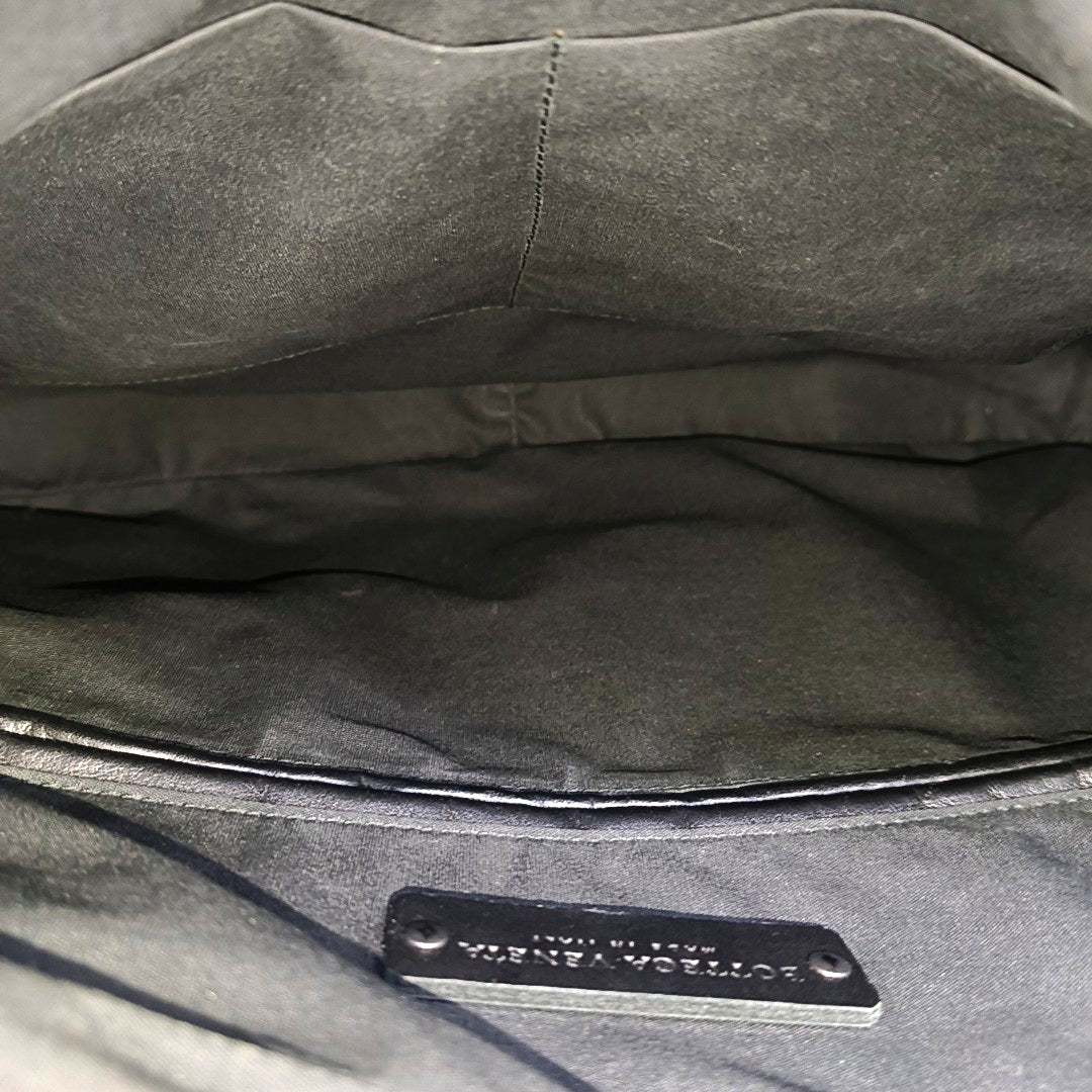 Calfskin Shoulder Bag Black