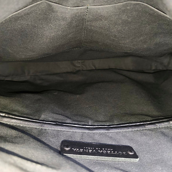 Calfskin Shoulder Bag Black