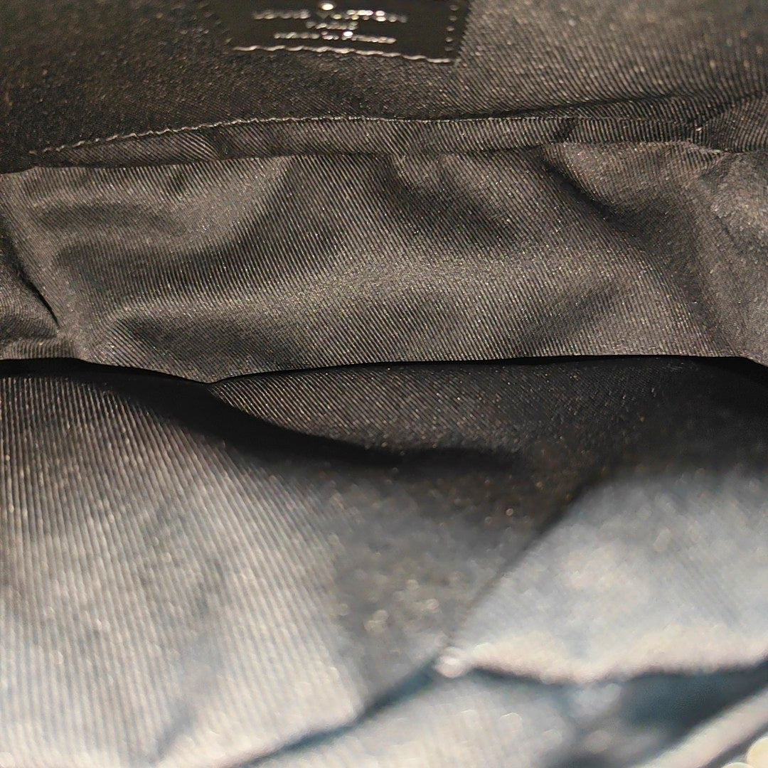 SOFT TRUNK Mini Monogram Coated Canvas Black