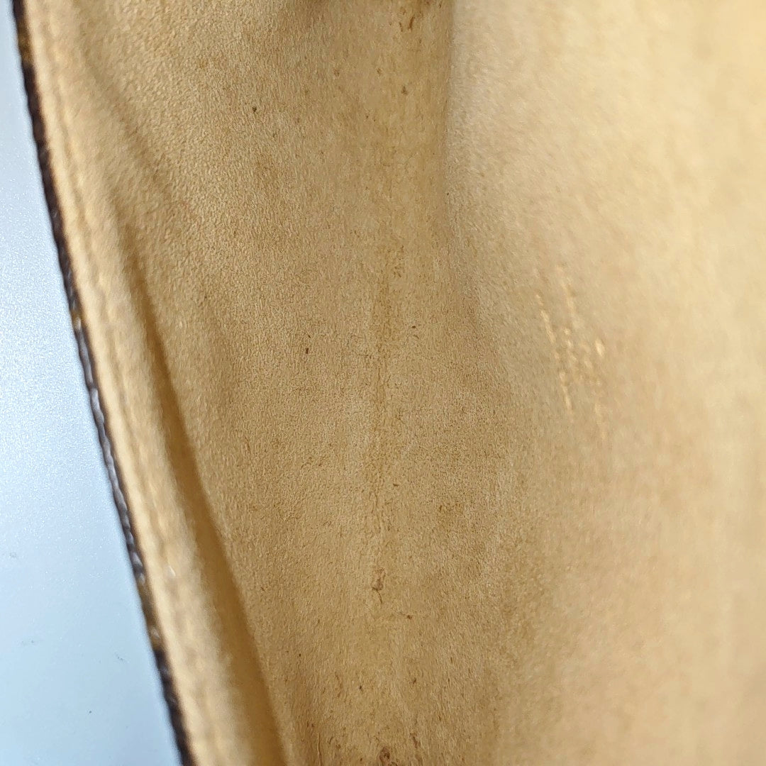 TWIN PM Monogram Coated Canvas Brown Wallet