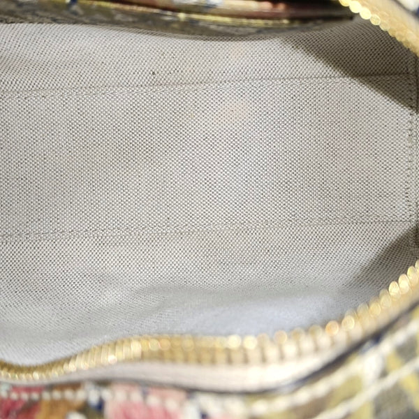 Ophidia Mini Monogram Coated Canvas Brown