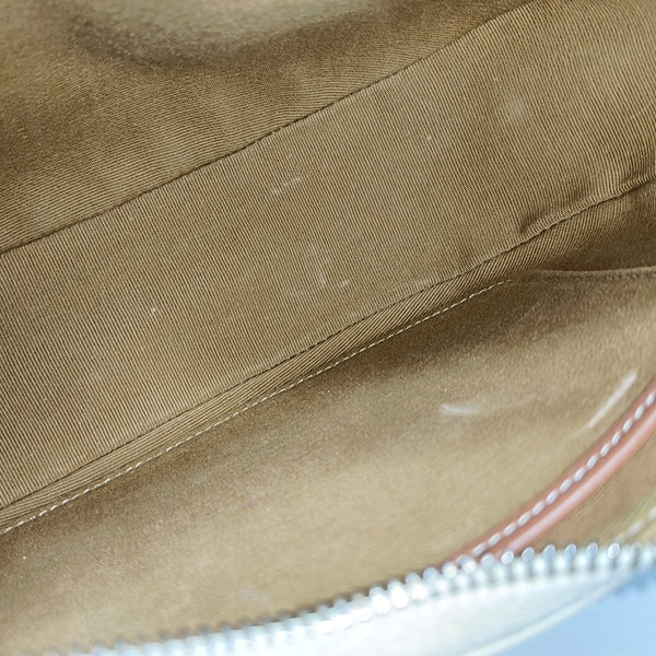 Authenticated pre-owned  AVA Coated Canvas Beige - Top Handle Bag at Looply