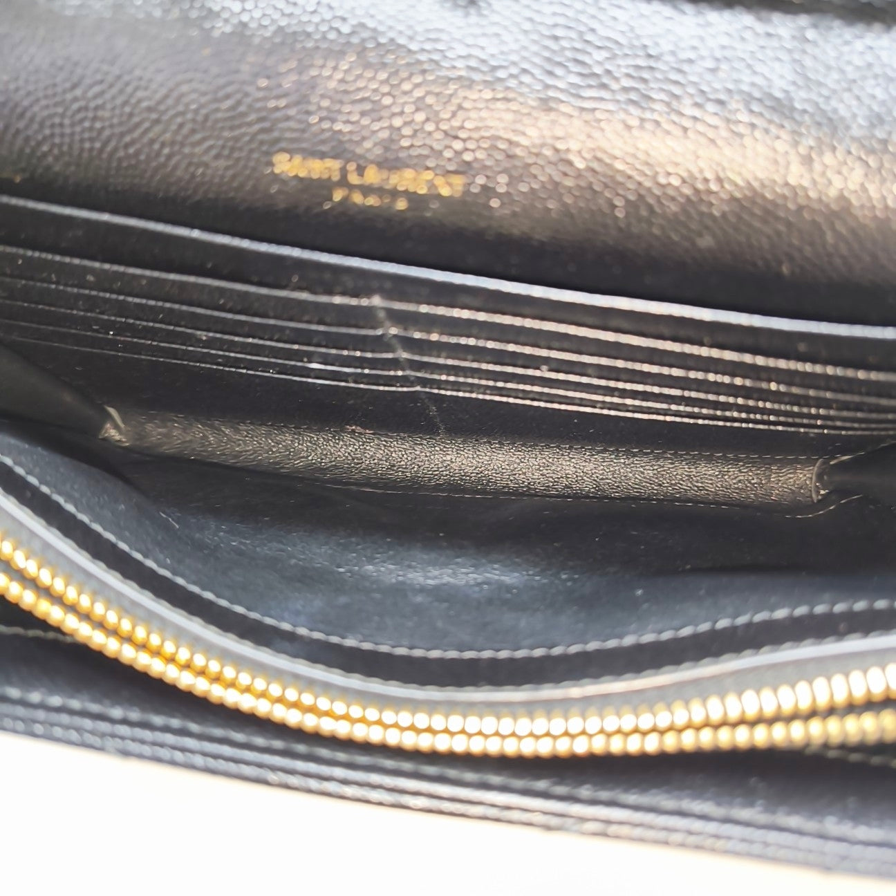 MONOGRAM Medium Chevron Calfskin Black