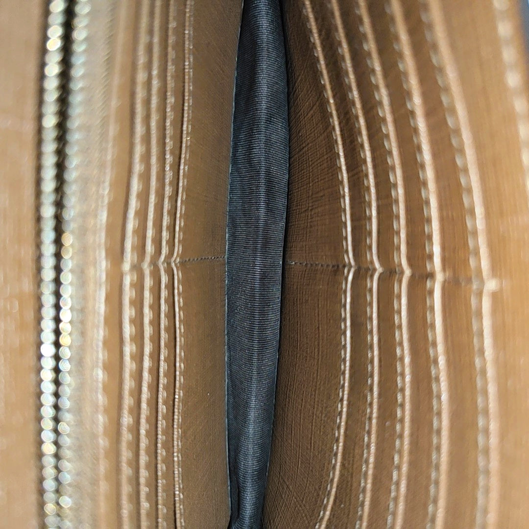 Monogram Coated Canvas Shoulder Bag Beige