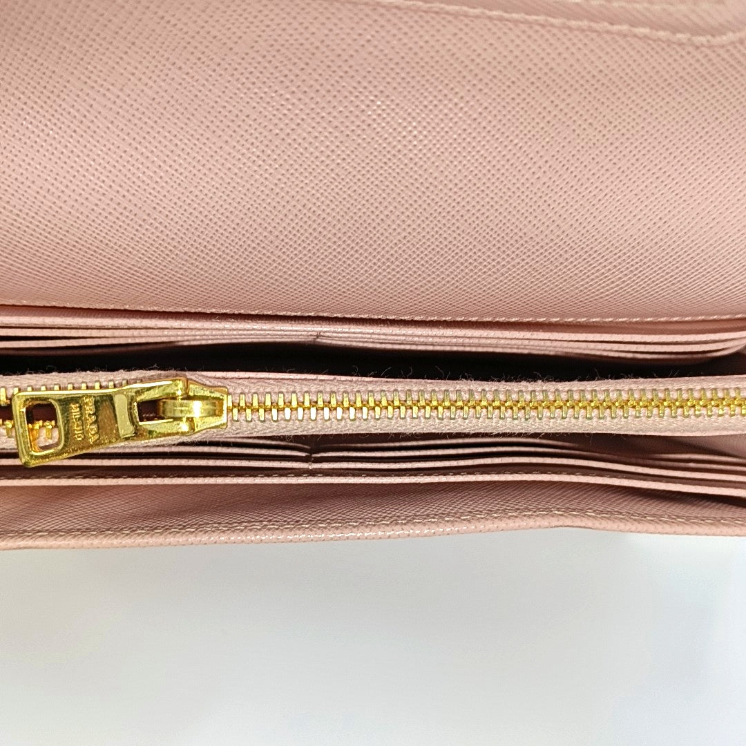 Saffiano Calfskin Shoulder Bag Pink