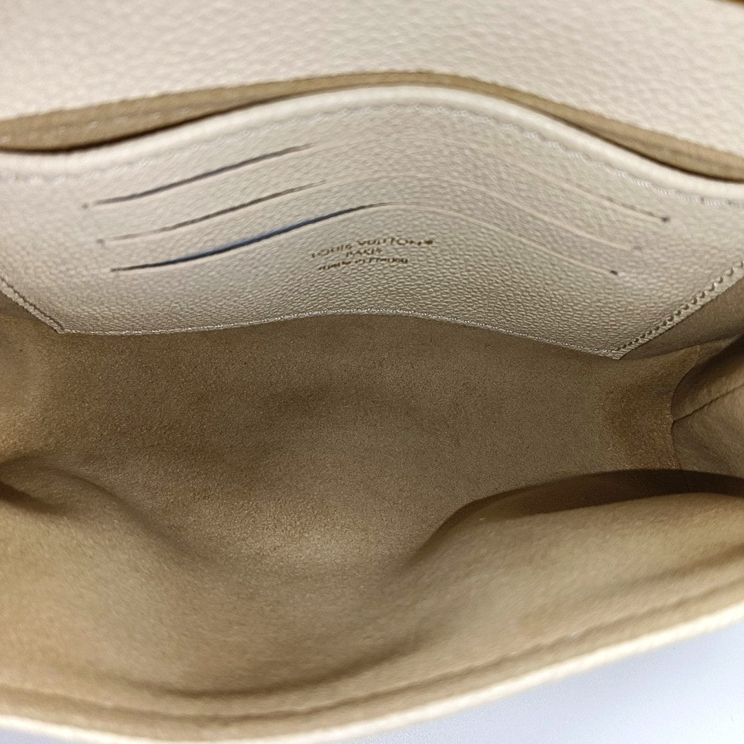 NANO MADELEINE Nano Monogram Calfskin Beige