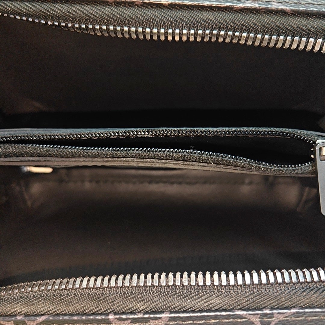 HORIZON Monogram Coated Canvas Black