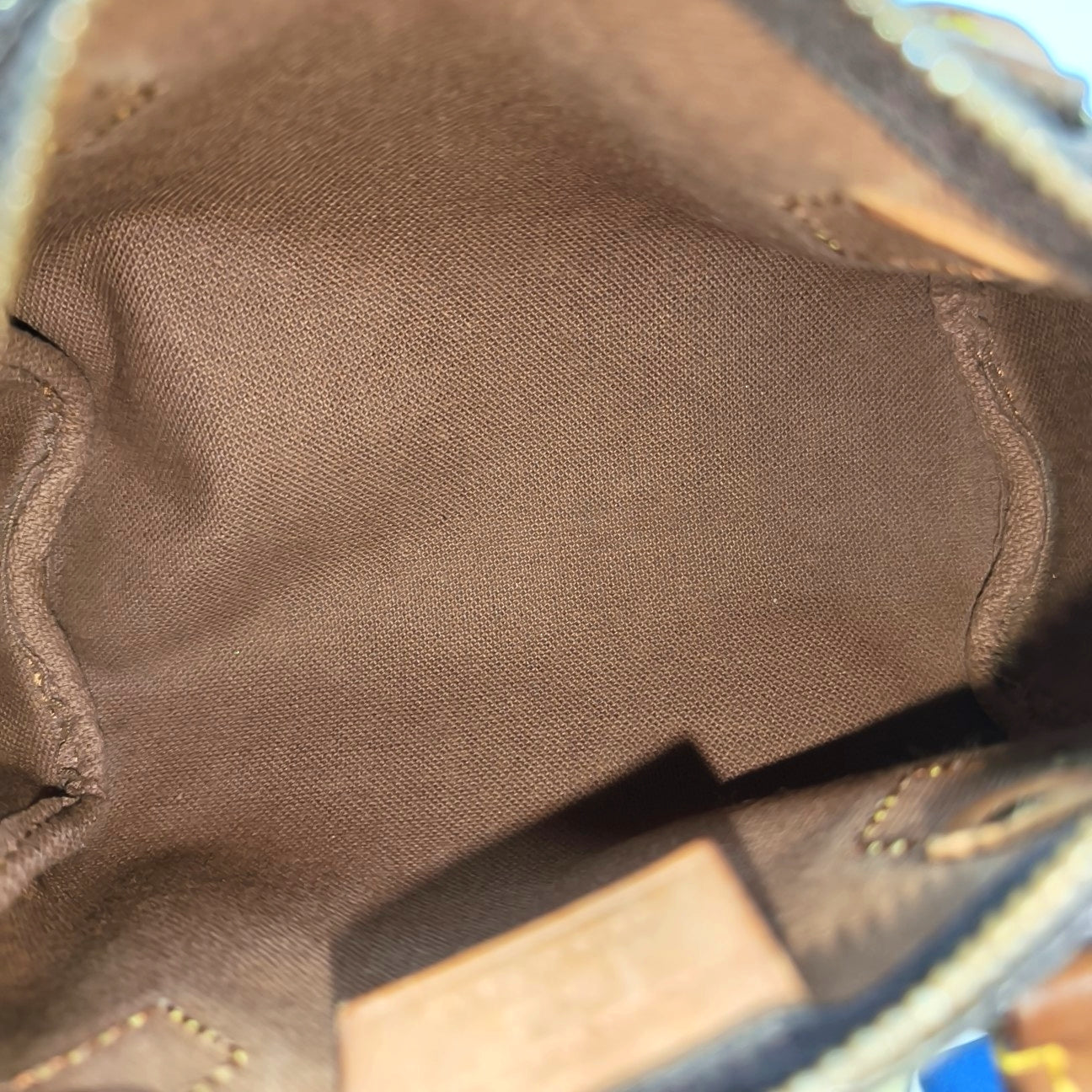 SPEEDY Nano Monogram Coated Canvas Brown