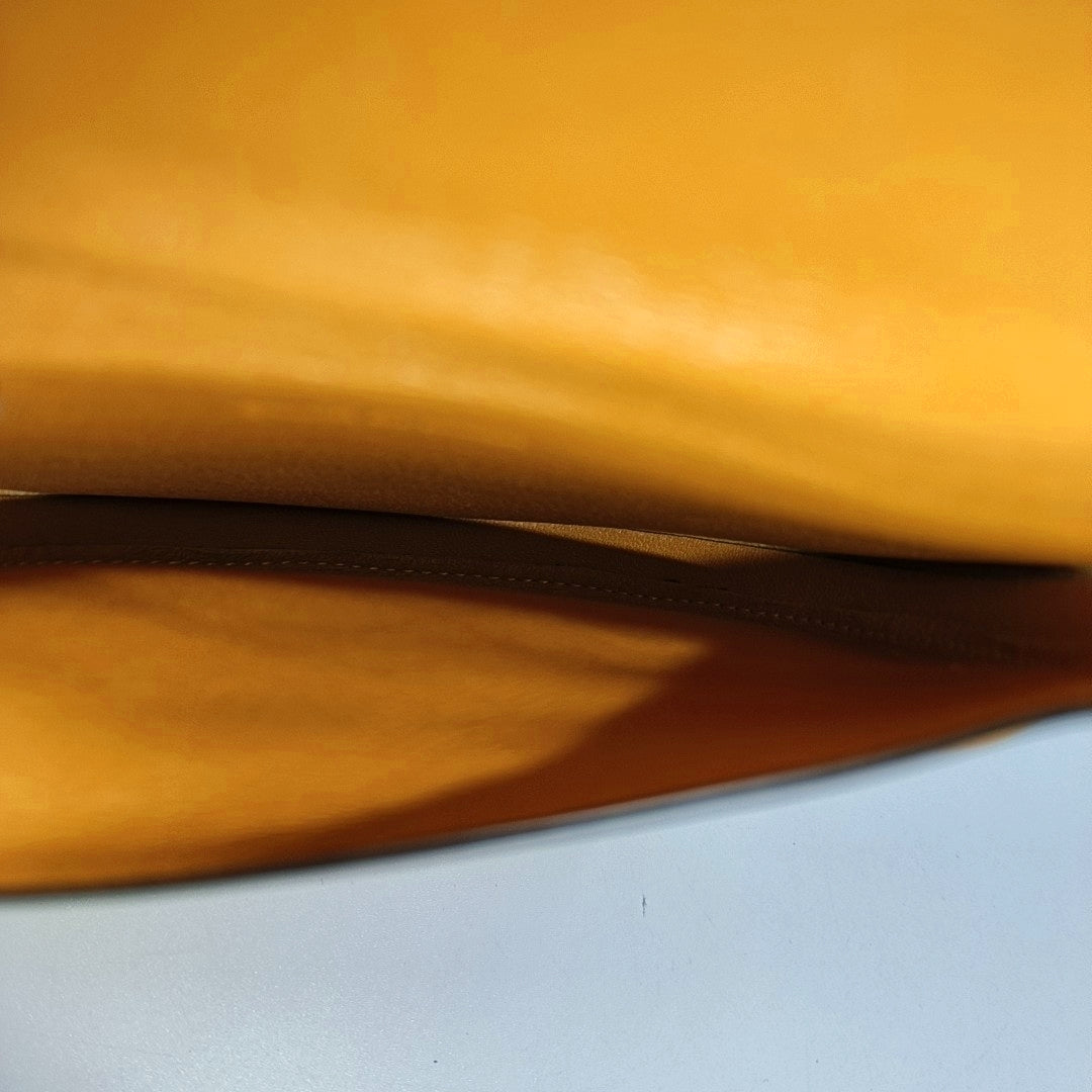 Heel Small Calfskin Orange